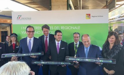 Blues di Trenitalia arriva in Sicilia, Corradi "Investiamo sull'isola"