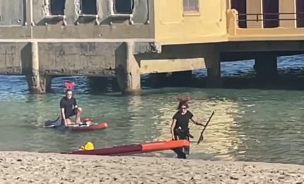 Non sono i Caraibi ma Mondello, Natale al mare per i palermitani