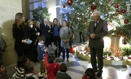 Mattarella incontra bambini ospiti di case famiglia