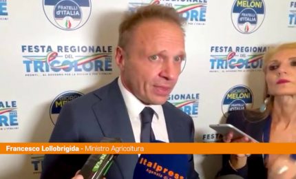 Lollobrigida "Reddito? Va dato solo a chi non pu&ograve; lavorare"