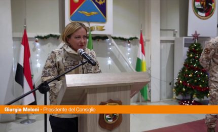 Iraq, Meloni ai militari italiani "Italia fiera di voi"