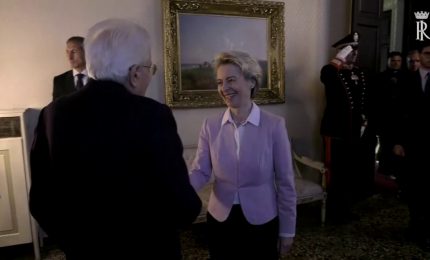 Mattarella incontra Von der Leyen a Milano