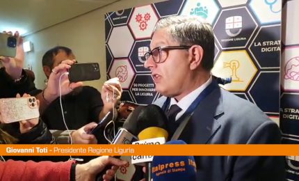Liguria, Toti "La strategia digitale road map per il futuro"