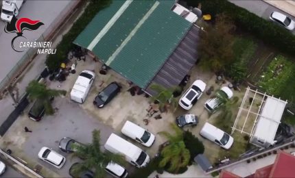 Officina e scarichi abusivi nel Napoletano, 3 denunce