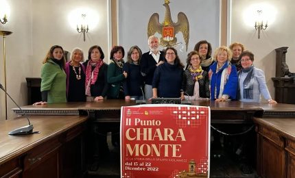 &ldquo;Punto (a) Chiaramonte&rdquo;, &egrave; partita la settimana di eventi dedicati al punto di ricamo unico nel suo genere