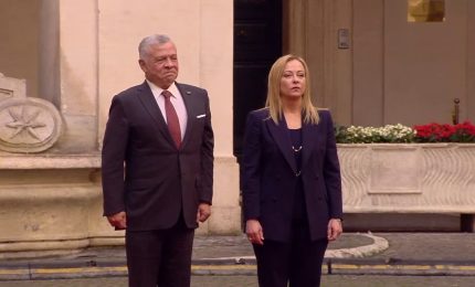 Incontro tra Meloni e Abdullah di Giordania