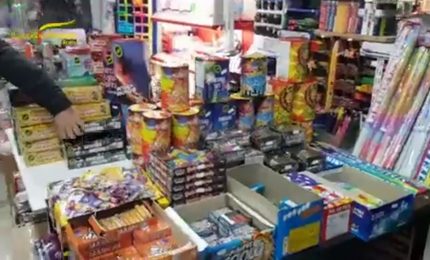 Prato, sequestrati 700 chili di fuochi d'artificio