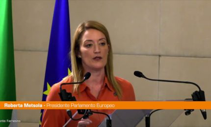 Ue, Metsola "Fare di pi&ugrave; contro la corruzione"