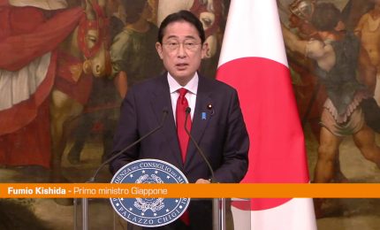 Kishida "Si rafforza la cooperazione tra Italia e Giappone"