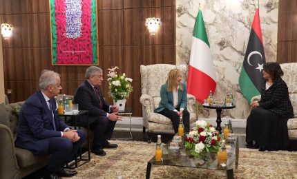 Missione in Libia per il premier Giorgia Meloni