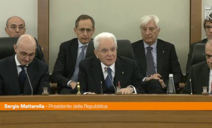 Csm, Mattarella "Serve condivisione per un percorso pi&ugrave; efficace"