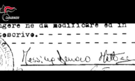 Messina Denaro, le immagini della perquisizione di uno dei covi