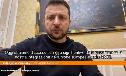 Zelensky "Servono progressi tangibili nell'adesione all'Ue"
