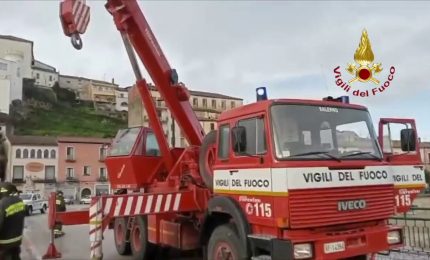 Maltempo in Campania,  740 interventi dei Vigili del Fuoco in 48 ore