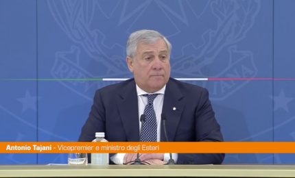 Tajani "Non scendiamo a patti con chi usa la violenza"