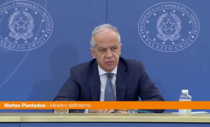 Piantedosi "Non ci faremo condizionare dal caso Cospito"