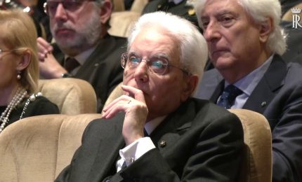 Mattarella a Scuola Ufficiali Carabinieri per fiction su Dalla Chiesa