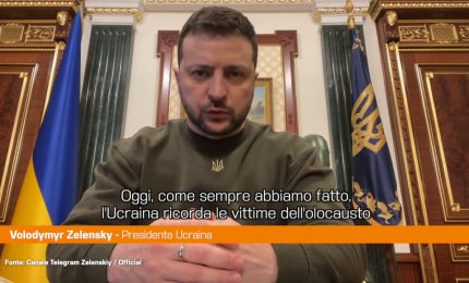 Shoah, Zelensky "Odio e indifferenza uccidono"