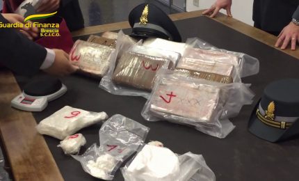 Brescia, traffico internazionale di stupefacenti. 43 misure cautelari
