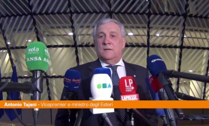 Tajani "Ue conferma unit&agrave; politica per il sostegno all'Ucraina"