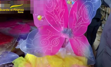 Carnevale, a Roma sequestrati 12 milioni di articoli non sicuri