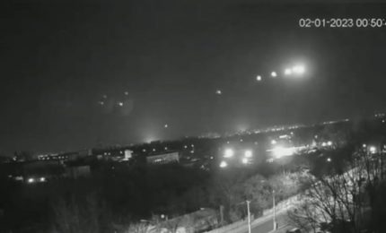 Ucraina, esplosioni a Nikopol e droni abbattuti