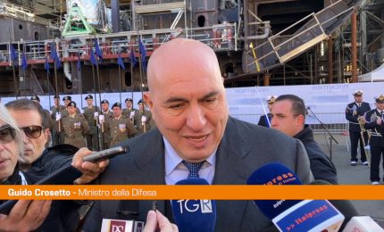 Crosetto "Varo nave Qatar momento importante per Fincantieri Palermo"
