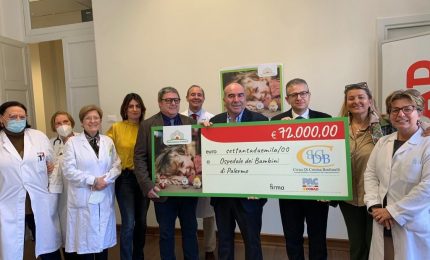 PAC 2000A Conad dona 72 mila euro a sostegno dell&rsquo;Ospedale dei Bambini di Palermo