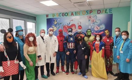 Carnevale in corsia, arrivano i &ldquo;supereroi&rdquo; in pediatria al Garibaldi-Nesima di Catania