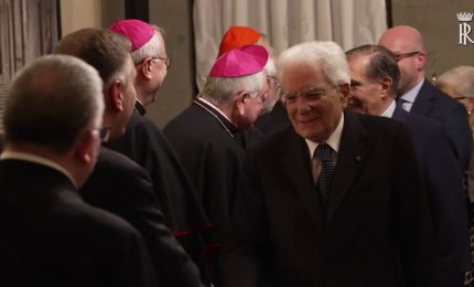 Mattarella a Palazzo Borromeo per l'anniversario dei Patti Lateranensi