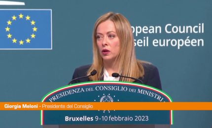Ue, Meloni "Preservare pari condizioni nel mercato unico"