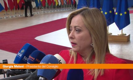 Meloni "Sostenere l'Ucraina per arrivare alla pace"