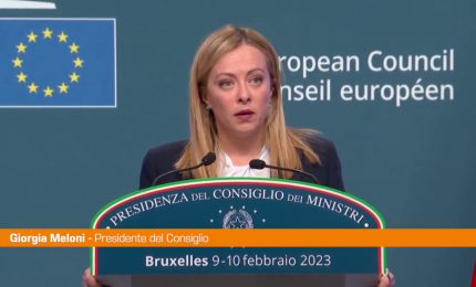 Migranti, Meloni "Il Consiglio Europeo cambia l'approccio"