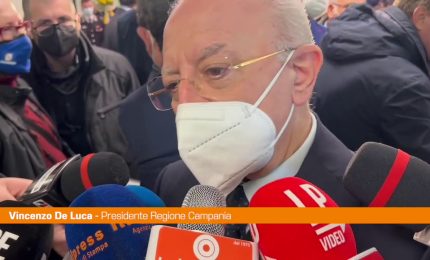 Sanit&agrave;, De Luca "Risorse Sud non ancora in media nazionale"