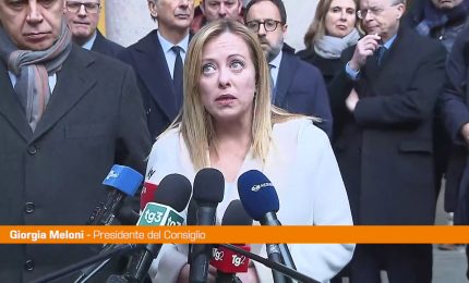 Cospito, Meloni "Procura fa il suo lavoro, ma tema dimissioni non c'&egrave;"