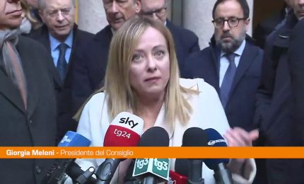 Scuola, Meloni "Caso Fazzolari non esiste, mai pensato all'ipotesi"