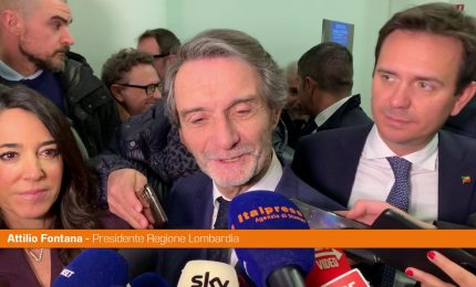 Lombardia, Fontana "Dobbiamo convincere gli ultimi due-tre indecisi"