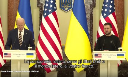 Ucraina, Biden "La democrazia resiste"