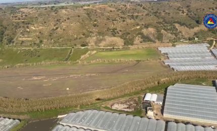 Maltempo, Schifani sorvola i luoghi del Ragusano