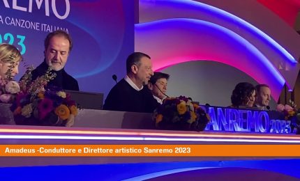 Sanremo, Amadeus "Sono l'uomo pi&ugrave; felice al mondo"