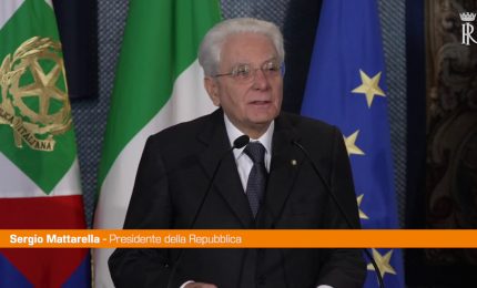 Foibe, Mattarella "Carico di sofferenze per anni negato"