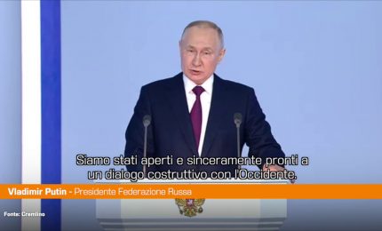 Putin "Occidente ipocrita, la Nato è arrivata ai nostri confini"