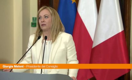 Meloni "L'Unione Europea deve diventare un gigante politico"