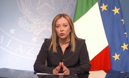 Meloni "In 100 giorni cambio di passo su contrasto all'illegalit&agrave;"