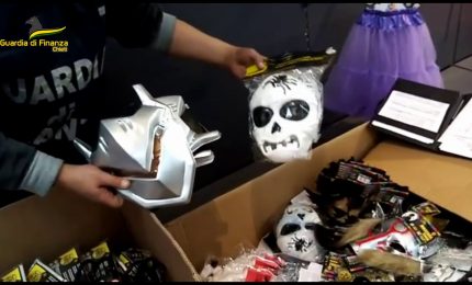 Chieti, sequestrati oltre 1.500 articoli di Carnevale contraffatti
