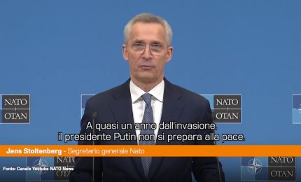 Ucraina, Stoltenberg "Putin non vuole la pace"
