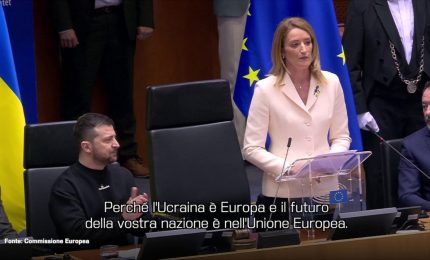 Ucraina, Metsola "Il suo futuro &egrave; nell'Unione Europea"