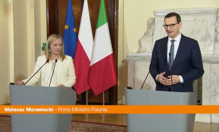 Ucraina, Morawiecki "Polonia e Italia al fianco di Kiev"
