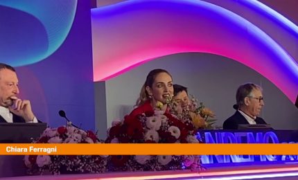 Sanremo, Ferragni "Porter&ograve; sul palco me stessa"