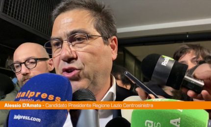 Lazio, D'Amato "Faremo un'opposizione intransigente"